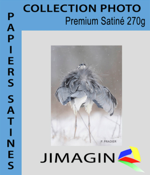 Papier photo premium satiné 270g/m² HW  A4 x 50f